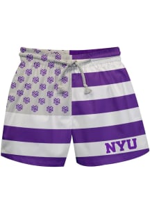 Vive La Fete NYU Violets Baby Purple Flag Swim Trunks