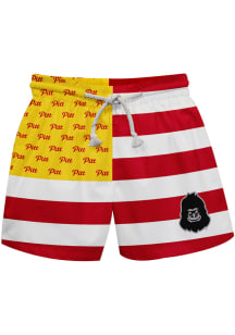 Pitt State Gorillas Baby Red Flag Swim Trunks