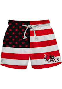 Vive La Fete Southeast Missouri State Redhawks Baby Red Flag Swim Trunks