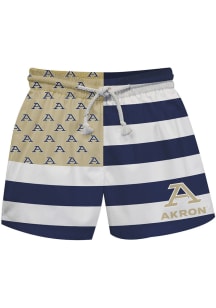 Akron Zips Toddler Blue Flag Swimwear Swim Trunks