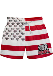 Alabama Crimson Tide Toddler Red Flag Swimwear Swim Trunks