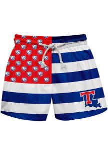 Louisiana Tech Bulldogs Toddler Blue Flag Swimwear Swim Trunks