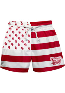 Oklahoma Sooners Toddler Red Flag Swimwear Swim Trunks