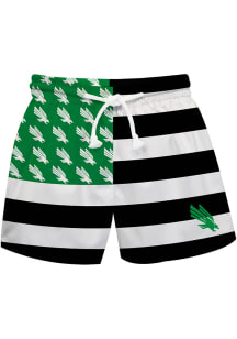 North Texas Mean Green Toddler Black Flag Swimwear Swim Trunks