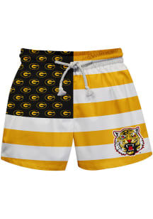 Grambling State Tigers Youth Gold Flag Swim Trunks
