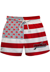 Nicholls State Colonels Youth Red Flag Swim Trunks