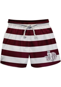 Texas Southern Tigers Youth Maroon Flag Swim Trunks