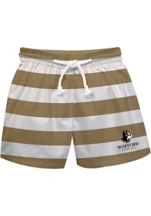 Wofford Terriers Youth Gold Flag Swim Trunks