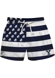 Yale Bulldogs Youth Navy Blue Flag Swim Trunks