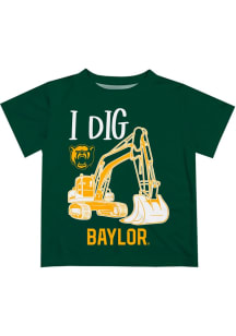 Vive La Fete Baylor Bears Infant Excavator Short Sleeve T-Shirt Green
