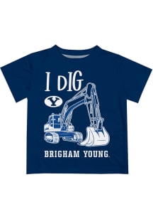 Vive La Fete BYU Cougars Infant Excavator Short Sleeve T-Shirt Blue