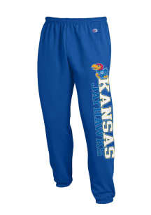 Champion Kansas Jayhawks Mens Blue Kansas Sweatpants