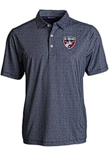 Cutter and Buck FC Dallas Navy Blue Pike Symmetry Big and Tall Polo