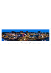 Blakeway Panoramas Kansas City Lighted Plaza at Night Framed Posters