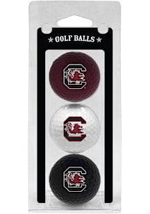 South Carolina Gamecocks 3 Pack Golf Balls