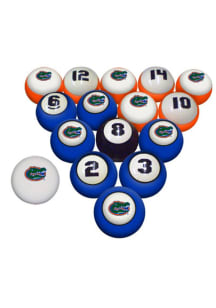 Florida Gators Team Color Billiard Balls