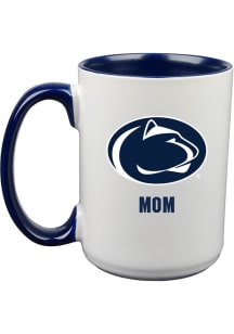 White Penn State Nittany Lions Mom 15oz Ceramic Mug