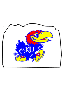 Kansas Jayhawks Medium Logo Rock