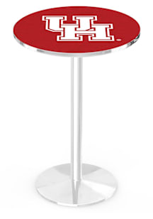 Houston Cougars Chrome Round Base Pub Table