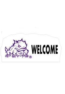 TCU Horned Frogs Welcome Large Rock