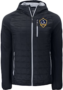 Cutter and Buck LA Galaxy Mens Black Rainier PrimaLoft Hybrid Medium Weight Jacket