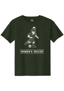 Youth Michigan State Spartans Green Summit Sportswear Sparty Playing Soccer Short Sleeve T-Shirt