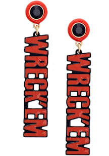 Texas Tech Red Raiders Resin Logo Womens Earrings