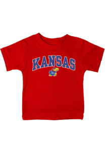 Kansas Jayhawks Infant Arch Short Sleeve T-Shirt Red