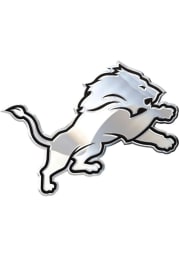 Detroit Lions Chrome Car Emblem - Silver