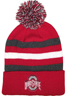 LogoFit Ohio State Buckeyes Red Halftime Youth Knit Hat