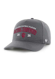 47 Indiana Hoosiers 2026 National Championship Bound Event Hitch Adjustable Hat - Graphite