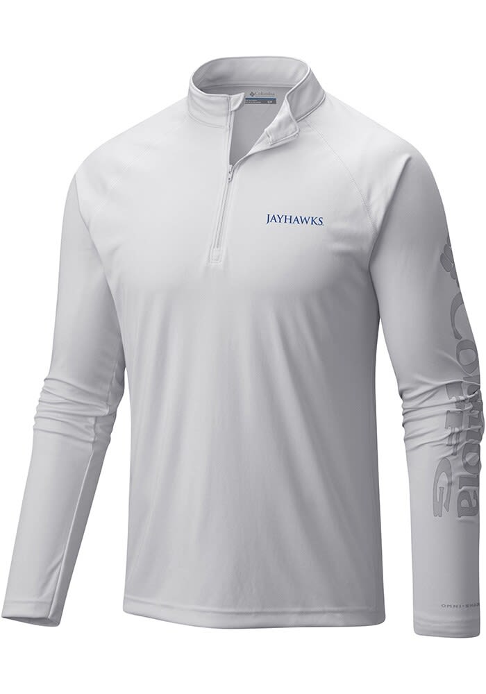 Columbia Kansas Jayhawks Mens White Heat Seal Terminal