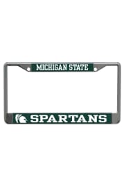 Michigan State Spartans Mega Chrome License Frame