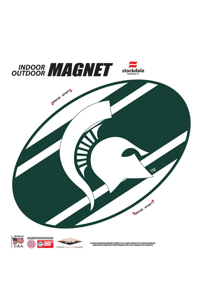 Michigan State Spartans Stripe Magnet