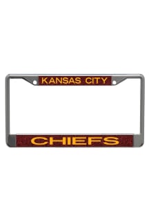 Kansas City Chiefs Team Color Glitter License Frame