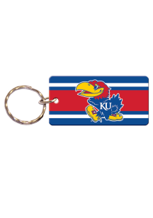 Kansas Jayhawks Stripe Keychain