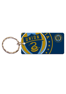 Philadelphia Union Team Logo Design Keychain - Blue