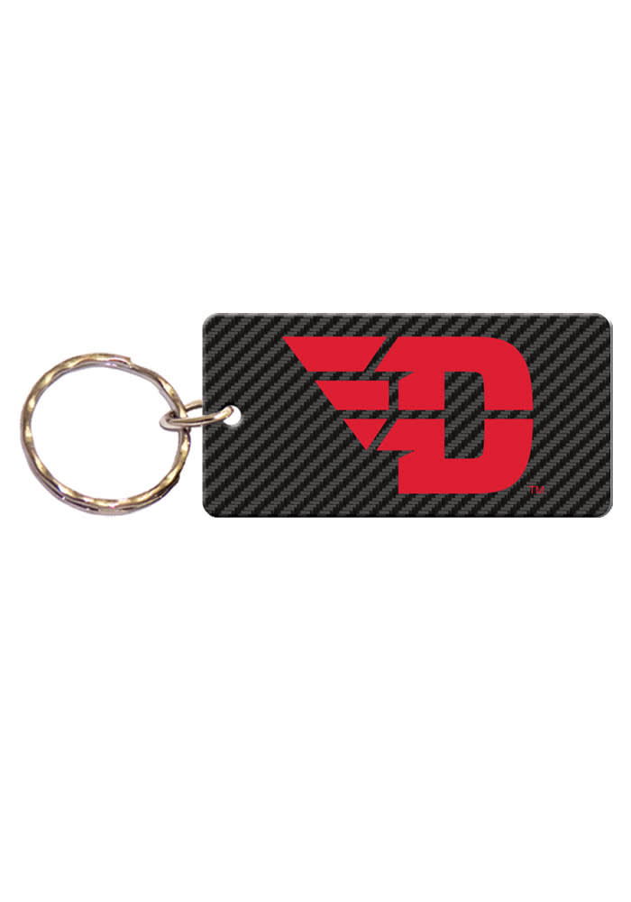 Dayton Flyers Carbon Keychain