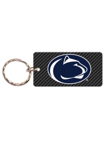 Blue Penn State Nittany Lions Carbon Keychain