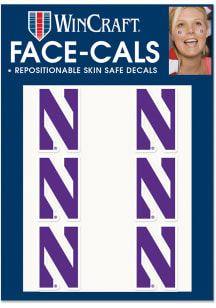 Purple Northwestern Wildcats 6 Pack Tattoo