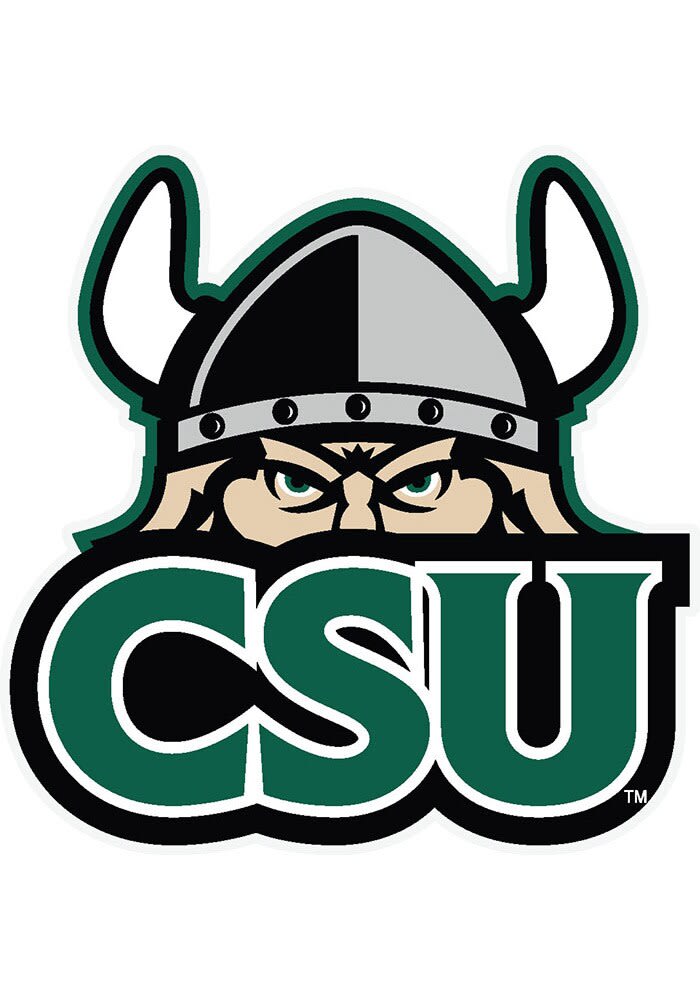 Cleveland State Vikings Team logo Auto Decal - GREEN