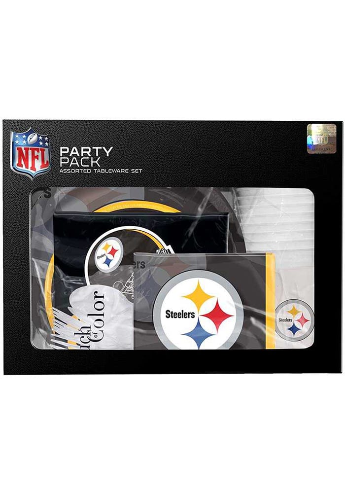 Pittsburgh Steelers Tableware Yellow Party Pack