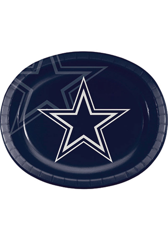 Dallas Cowboys Oval Platter Paper Plates