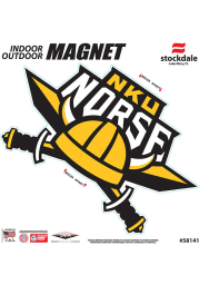 Northern Kentucky Norse 6x6 Car Magnet - Red