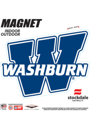 Washburn Ichabods 6x6 Car Magnet - Blue