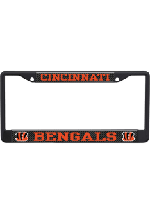 Cincinnati Bengals Carbon Logo License Frame