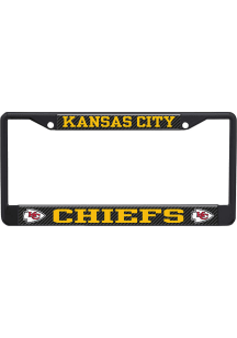 Kansas City Chiefs Carbon Logo License Frame