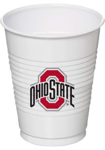Red Ohio State Buckeyes 16oz 8 pack Disposable Cups