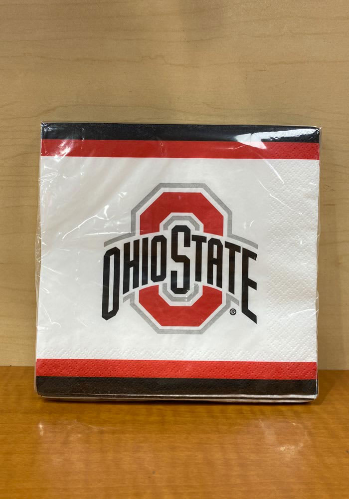 Ohio State Buckeyes luncheon 20 pack Napkins RED