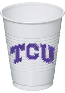 TCU Horned Frogs 16oz 8 pack Disposable Cups